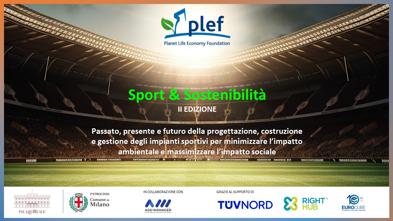 PLEF - Sport & Sostenibilità - II Edizione. Focus sugli impianti sportivi