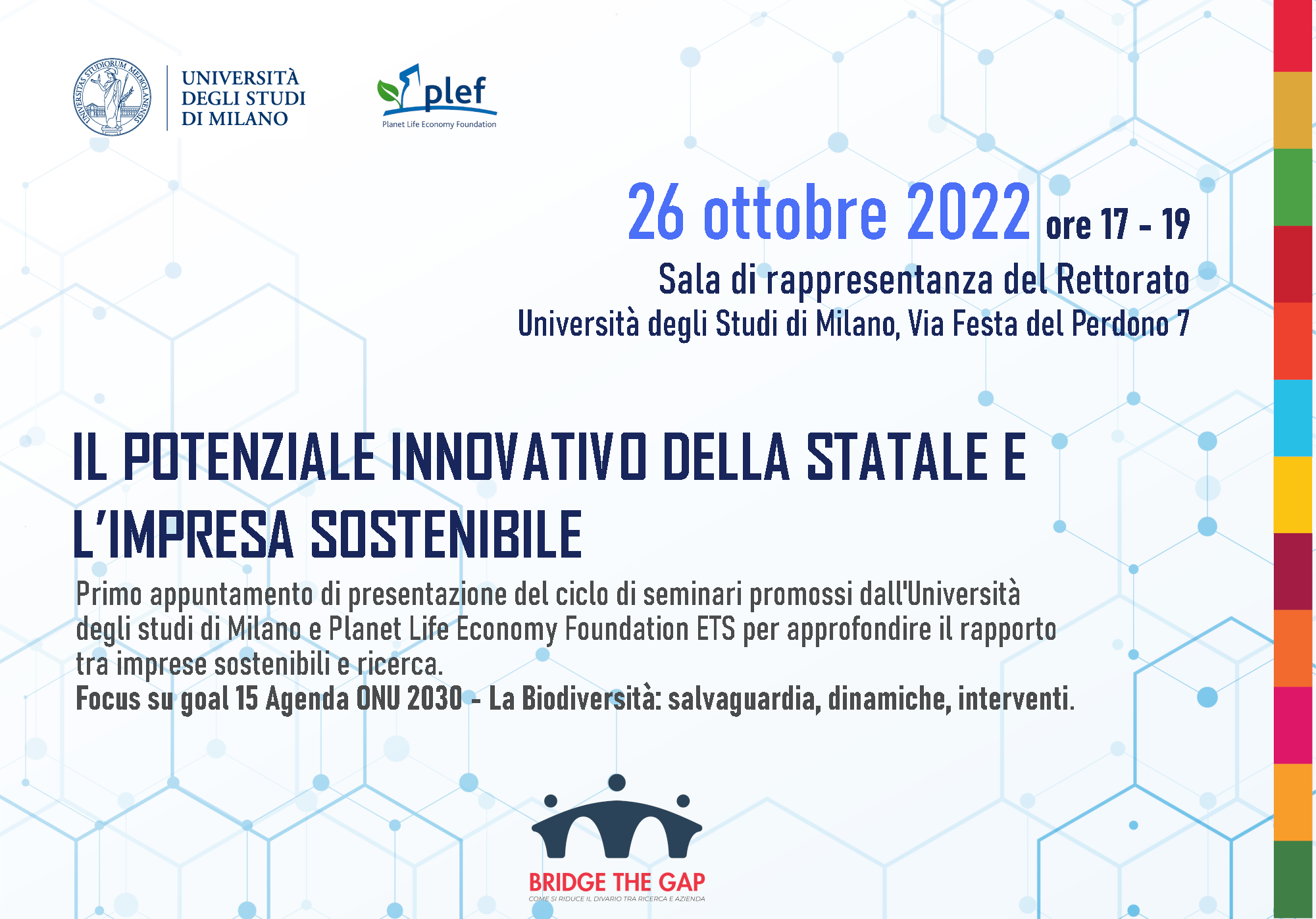 PLEF - Il potenziale innovativo dell’Università degli studi di Milano e l’impresa sostenibile