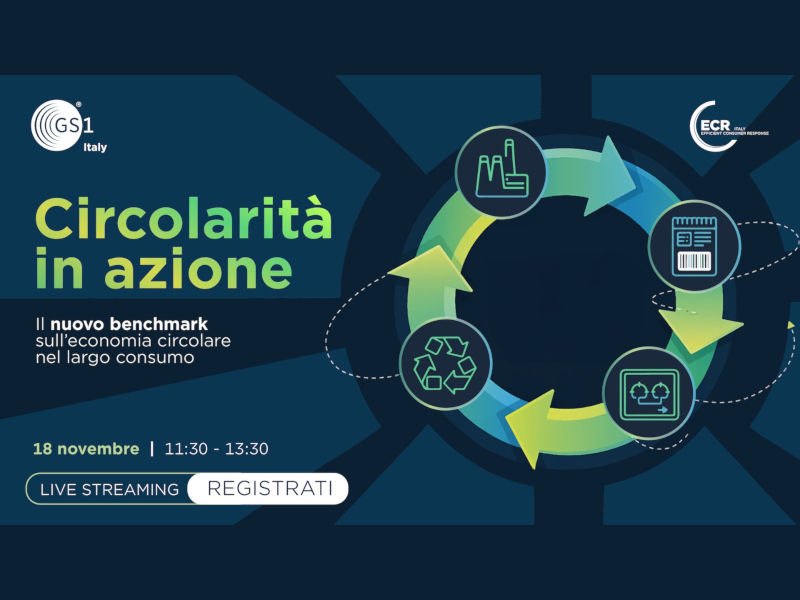 PLEF - GS1 presenta il nuovo benchmark sull’economia circolare nel largo consumo