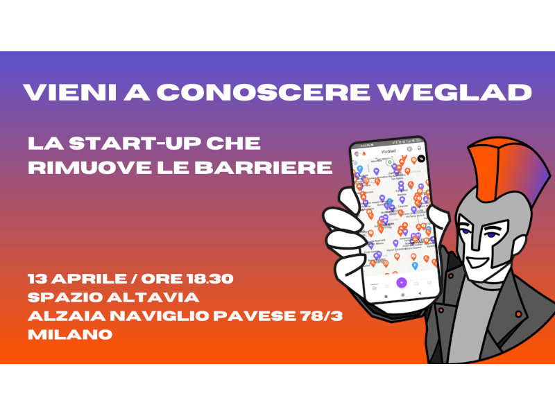 PLEF - Sapere&Sapori PLEF: con noi la Start Up WeGlad