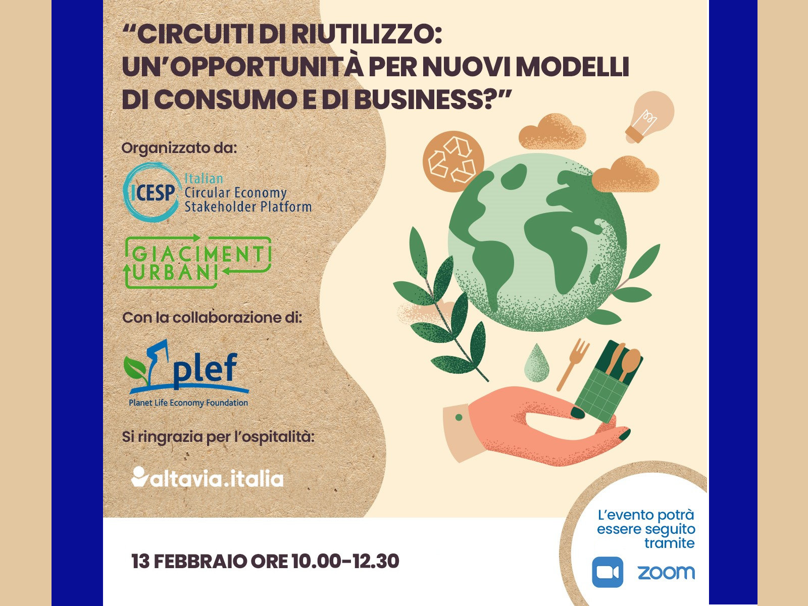 PLEF - Webinar. Circuiti di riutilizzo: un’opportunità per nuovi modelli di consumo e di business?