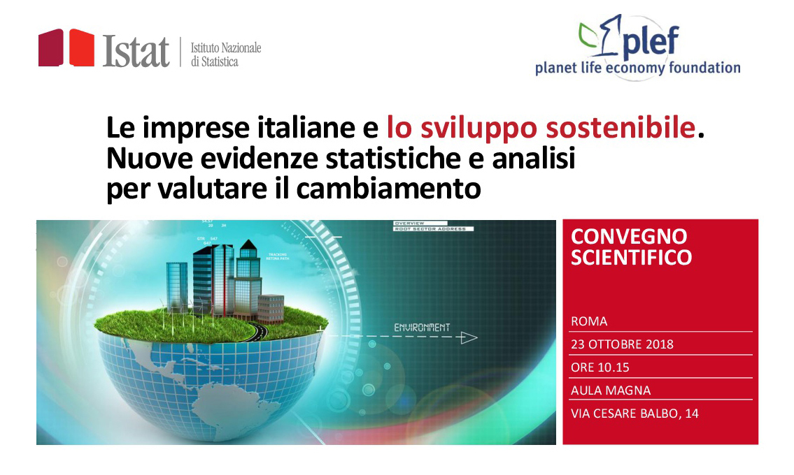 PLEF - Convegno ISTAT e PLEF: Le imprese italiane e lo sviluppo sostenibile