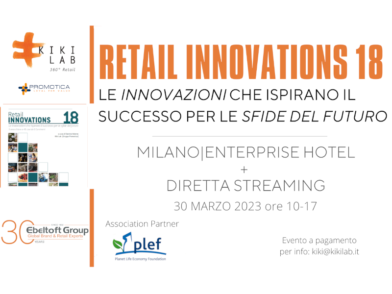 PLEF - Kiki Lab presenta la ricerca Retail Innovations 18